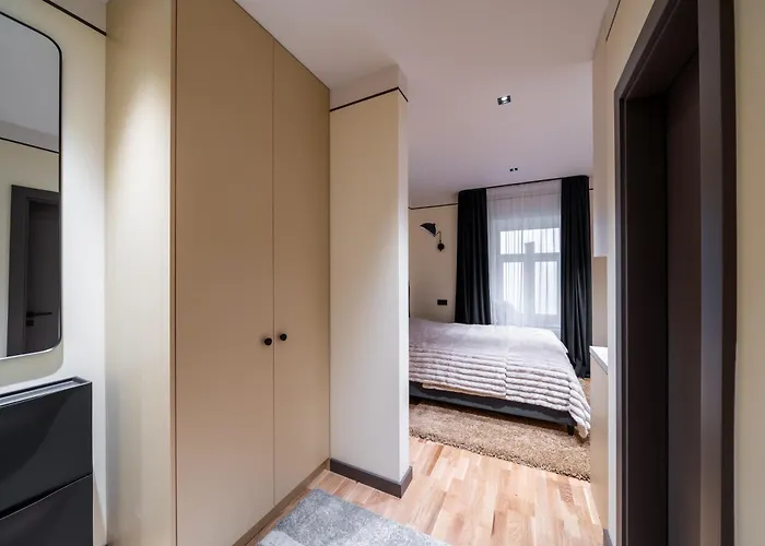 Apartment New 2026 Design With Free Parking Riga